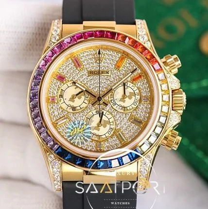 Eta saat rolex rainbow full baget 4130 eta mekanizma (1)