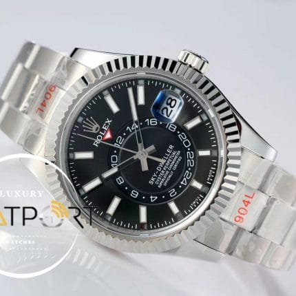 Rolex Sky-Dweller 42mm Mavi Kadran 904L Çelik Super Clone 9001 ETA