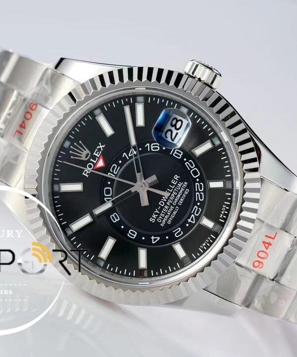 Rolex Sky-Dweller 42mm Mavi Kadran 904L Çelik Super Clone 9001 ETA