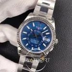 Rolex Sky Dweller Mavi kadran eta saat super clon (3)