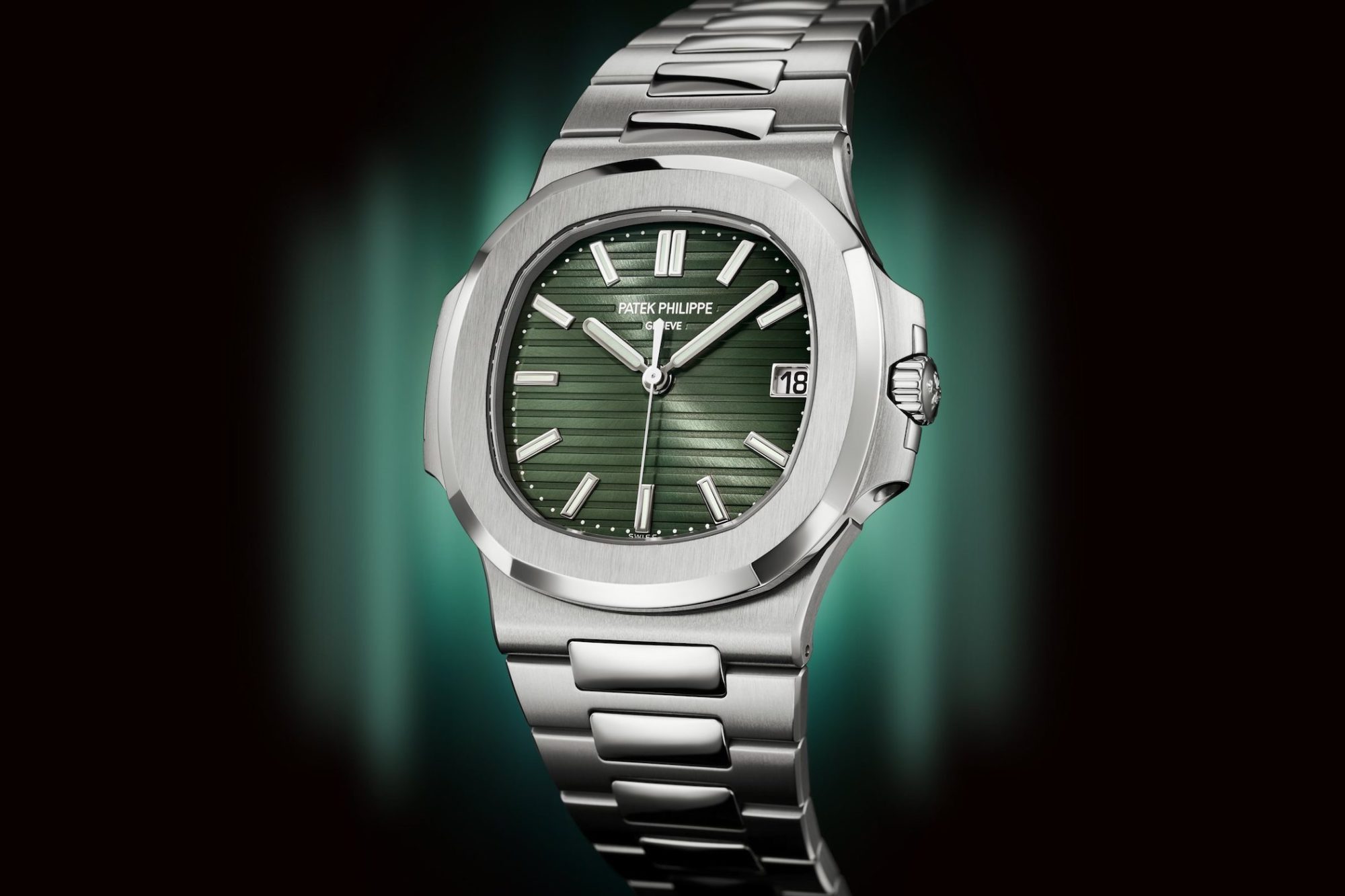 Patek No 5711 1A014 Phılıppe Nautilus Green Dial