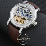 Patek Phılıppe iskelet Saat otomatik deri Kordon replika saat