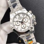 Rolex Daytona Noob V4 4130 Eta Mekanizma Gümüş Kasa swiss eta saat