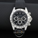 Rolex Daytona replika saat silikon kordon otomatik