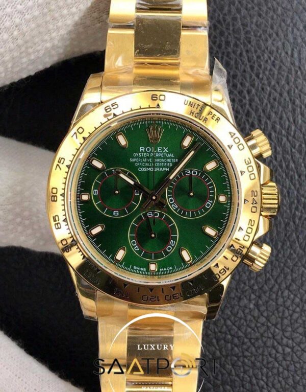 Rolex Eta Saat Daytona Yeşil Kadran 4130 SUPER CLON