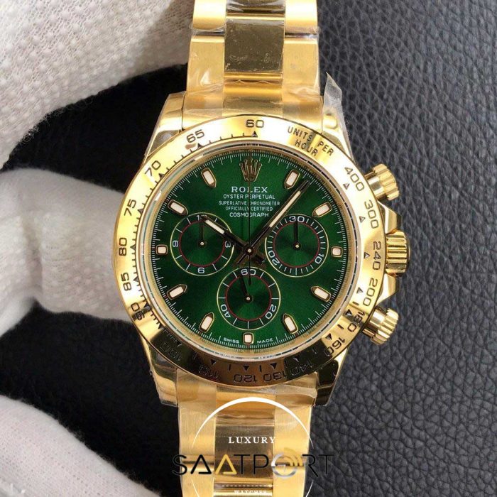 Rolex Eta Saat Daytona Yeşil Kadran 4130 SUPER CLON