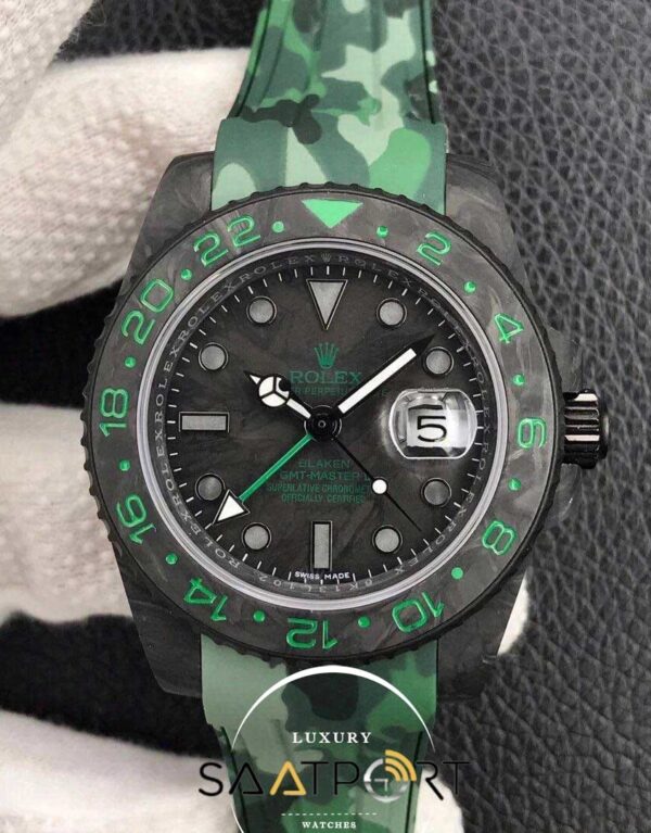 vRolex GMT Master 2 Carbon 3285 Swiss Eta saat mekanizma