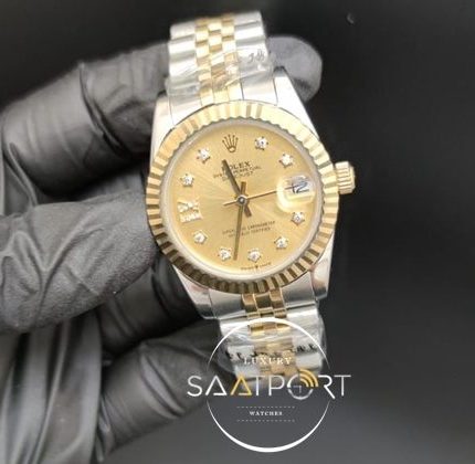 Rolex Datejust Roma Rakamlı Taşlı Kadran Otomatik Mekanizma