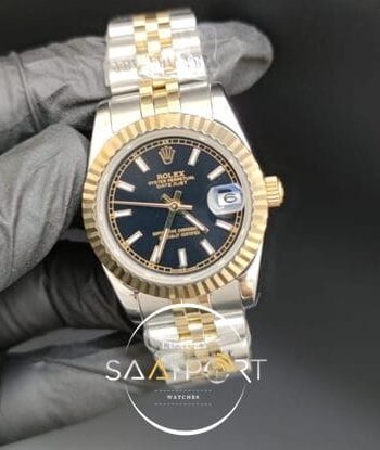 Rolex Datejust Siyah Kadran Jubile Kordon Otomatik Mekanizma
