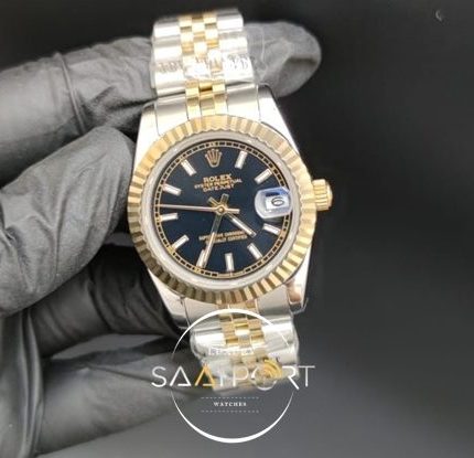 Rolex Datejust Siyah Kadran Jubile Kordon Otomatik Mekanizma