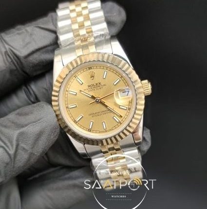 Rolex Datejust Gold Kadran Jubile Kordon Otomatik Mekanizma