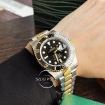 Rolex Submariner 116613LN 18K Altın Kaplama Siyah Kadran 1:1 Clone ETA