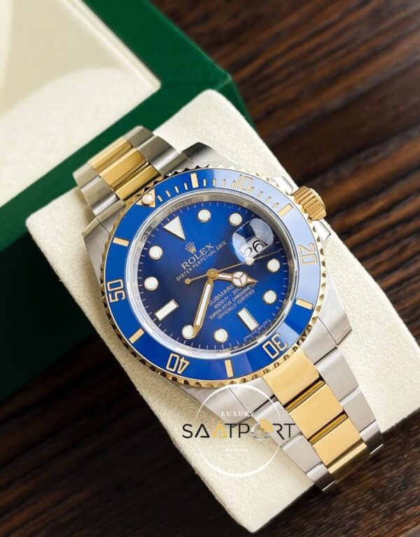 Rolex Submariner 116613LB 18K Altın Kaplama Mavi Kadran Super Clone ETA