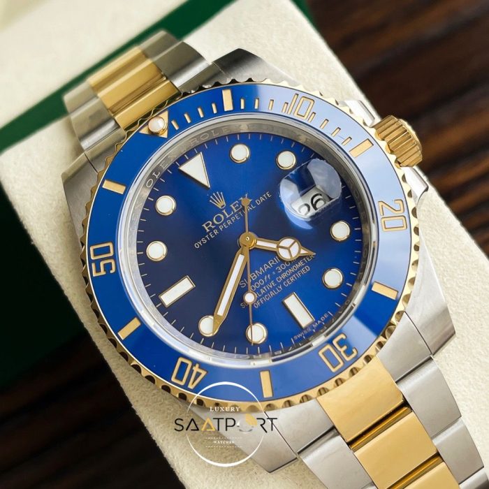 Rolex Submariner 116613LB 18K Altın Kaplama Mavi Kadran Super Clone ETA