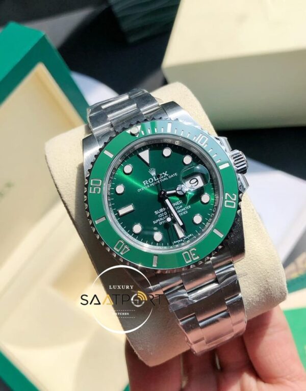 Rolex Submariner 116610LV 904L Yeşil Kadran Hulk Noob V12 Super Clone ETA