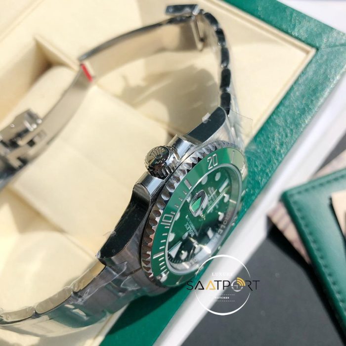 Rolex Submariner 116610LV 904L Yeşil Kadran Hulk Noob V12 Super Clone ETA