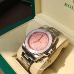 Rolex Submariner Blaken Pembe Kadran 904L Çelik Super Clone ETA