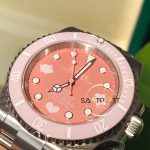 Rolex Submariner Blaken Pembe Kadran 904L Çelik Super Clone ETA