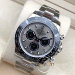 Rolex Cosmograph Daytona Siyah Bezel 116519LN Gri Kadran Super Clone ETA