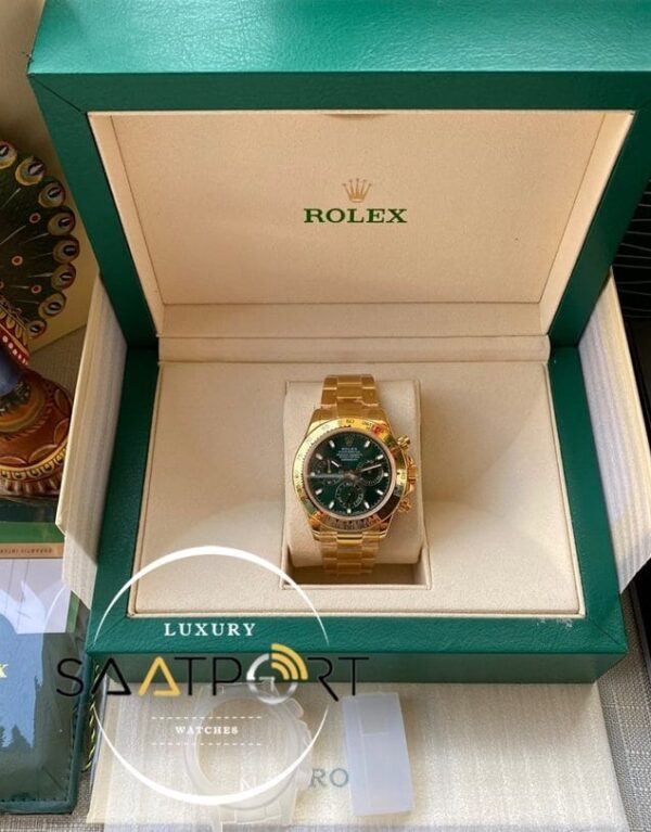 Rolex Cosmograph Daytona 116508LN Yeşil Kadran Super Clone ETA