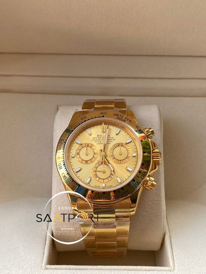 Rolex Cosmograph Daytona 116523 Gold Kadran Super Clone ETA