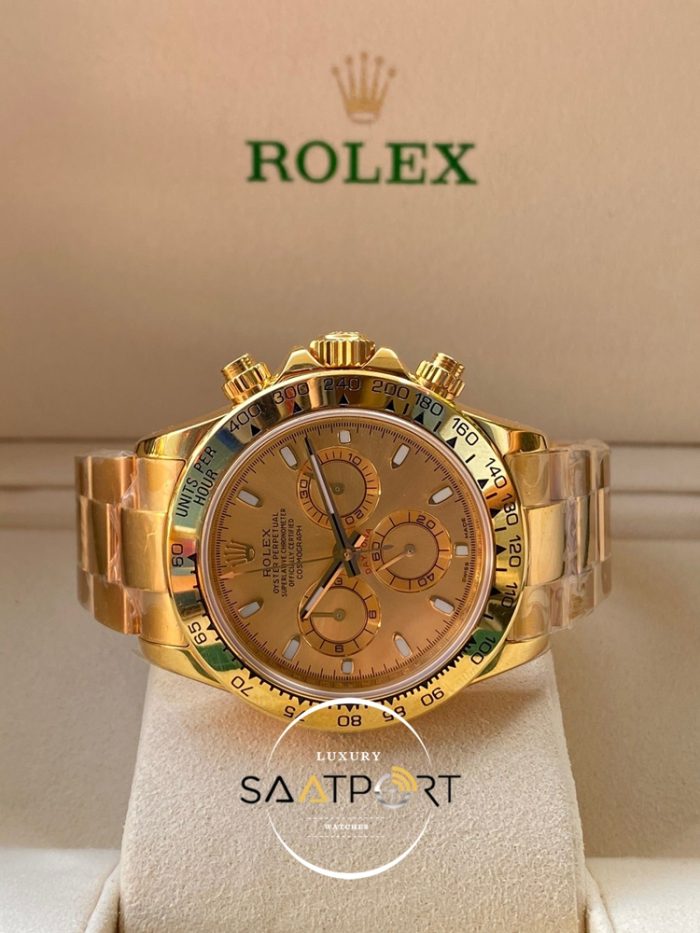 Rolex Cosmograph Daytona 116523 Gold Kadran Super Clone ETA