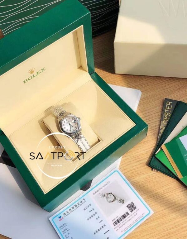 Rolex Datejust Lady 279381 Gri Taşlı Kadran 28mm Super Clone ETA