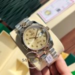 Rolex Datejust 116200 Oyster Özel Seri Taşlı Gold Kadran Super Clone ETA