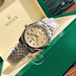 Rolex Datejust 116200 Oyster Özel Seri Taşlı Gold Kadran Super Clone ETA