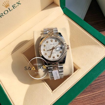 Rolex Datejust 116200 Özel Seri Taşlı Kadran Jubile Kordon Super Clone ETA