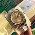 Rolex Datejust 126233 Taşlı Gold Kadran Oyster Super Clone ETA