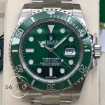 Rolex Submariner 116610LV Yeşil Kadran Hulk Noob 904L Çelik Super Clone ETA