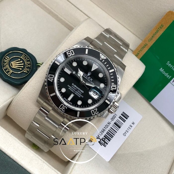 Rolex Submariner 116610LN Siyah Kadran Noob 904L Çelik Super Clone ETA