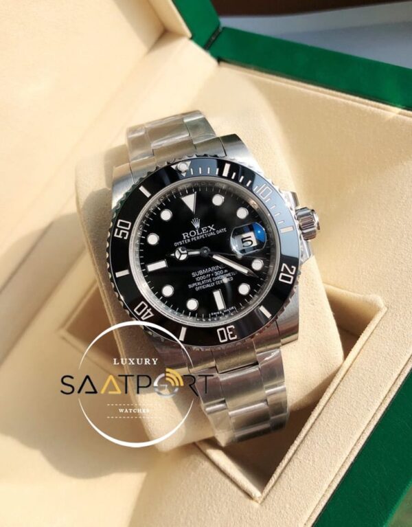 Rolex Submariner 116610LN 904L Siyah Kadran Noob Super Clone ETA
