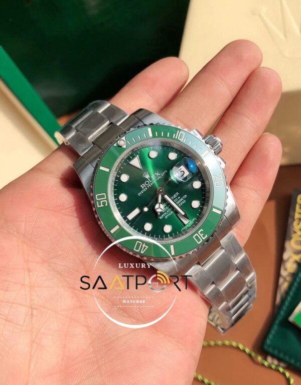 Rolex Submariner 116610LV 904L Yeşil Kadran Hulk Noob Super Clone ETA