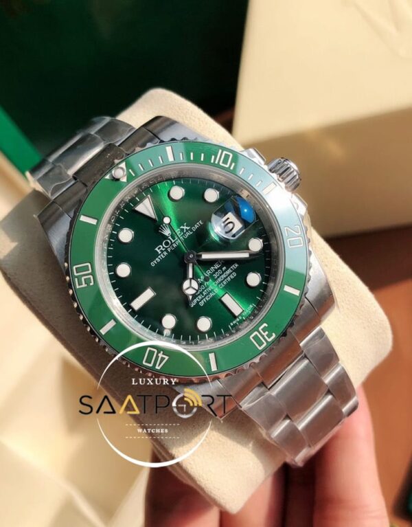Rolex Submariner 116610LV 904L Yeşil Kadran Hulk Noob Super Clone ETA
