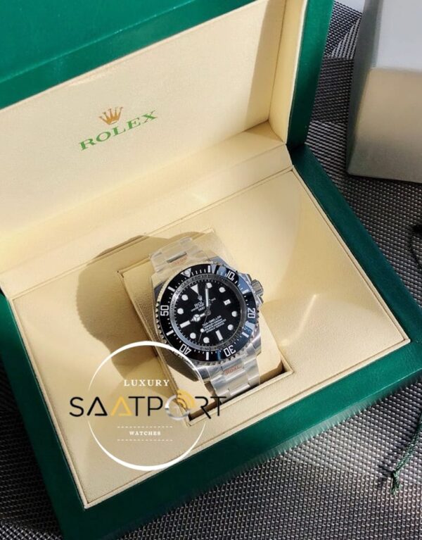 Rolex Deepsea 116660 Siyah Kadran 904L Paslanmaz Çelik Super Clone ETA