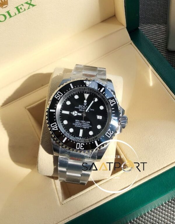 Rolex Deepsea 116660 Siyah Kadran 904L Paslanmaz Çelik Super Clone ETA