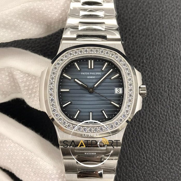 Patek Philippe Nautilus 5711 Diamond Bezel Mavi Kadran