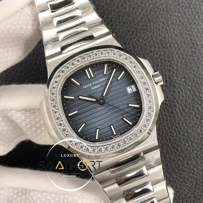 Patek Philippe Nautilus 5711 Diamond Bezel Mavi Kadran