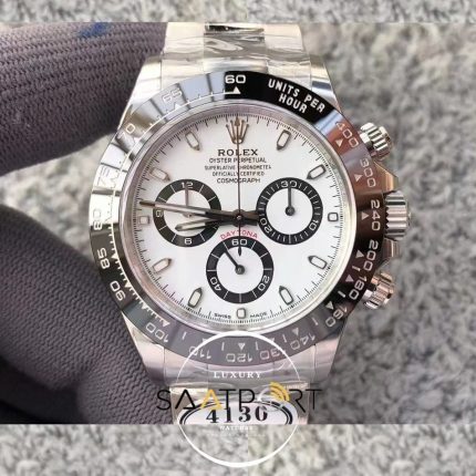 Rolex Cosmograph Daytona 116500LN Clean Factory Beyaz Kadran Oystersteel Super Plus Clone ETA