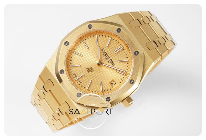 Audemars Piguet 15202 Royal Oak Ultra Thin18K Altın ZF Factory Super Clone ETA