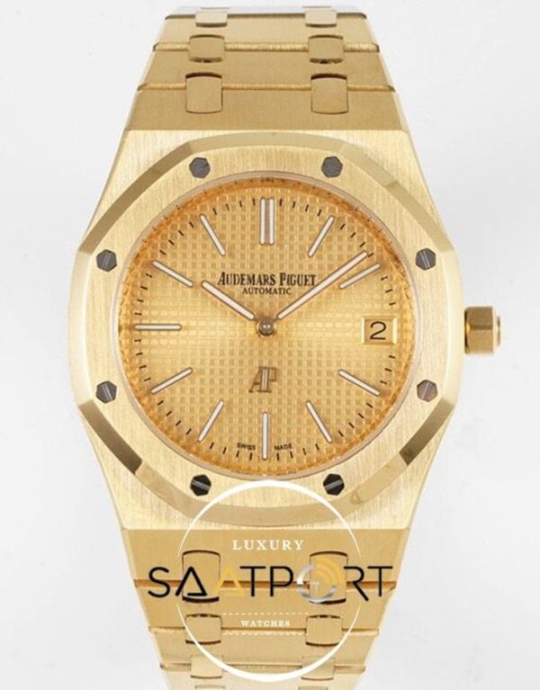 Audemars Piguet 15202 Royal Oak Ultra Thin18K Altın ZF Factory Super Clone ETA