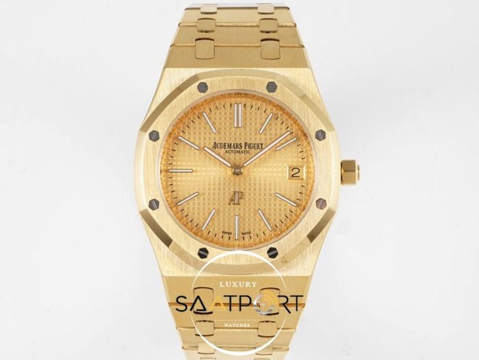 Audemars Piguet 15202 Royal Oak Ultra Thin18K Altın ZF Factory Super Clone ETA