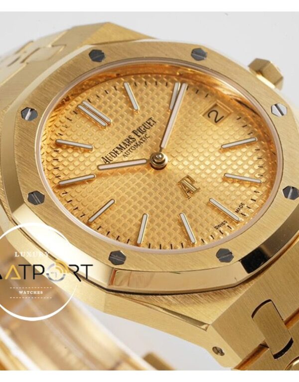 Audemars Piguet 15202 Royal Oak Ultra Thin18K Altın ZF Factory Super Clone ETA
