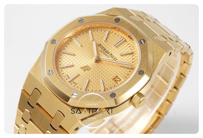 Audemars Piguet 15202 Royal Oak Ultra Thin18K Altın ZF Factory Super Clone ETA