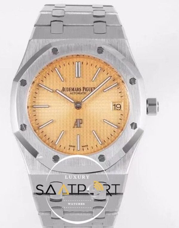 Audemars Piguet 18K Beyaz Altın 15202 Royal Oak Ultra Thin ZF Factory Super Clone ETA