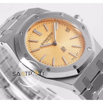 Audemars Piguet 18K Beyaz Altın 15202 Royal Oak Ultra Thin ZF Factory Super Clone ETA