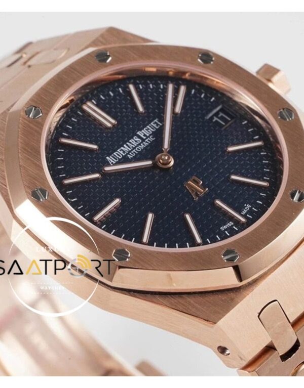 Audemars Piguet 18K Pembe Altın 15202 Royal Oak Ultra Thin ZF Factory Super Clone ETA