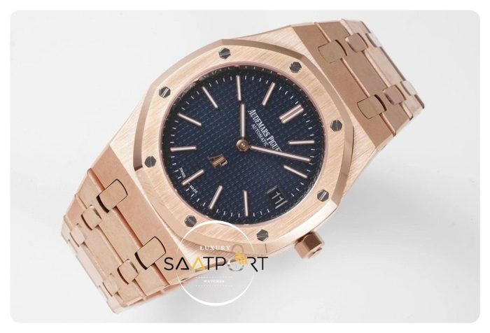 Audemars Piguet 18K Pembe Altın 15202 Royal Oak Ultra Thin ZF Factory Super Clone ETA